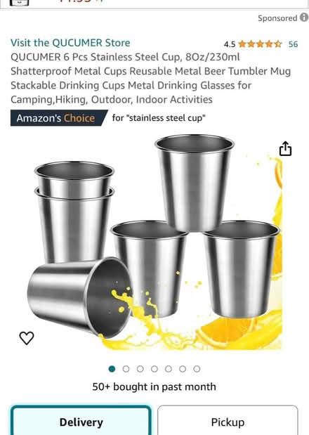 Photo of Metal cups (IG10) #1