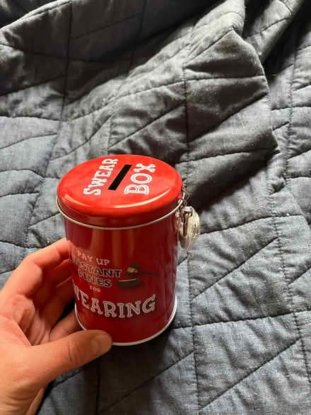 Photo of free Swear jar with keys (Mitcham) #1