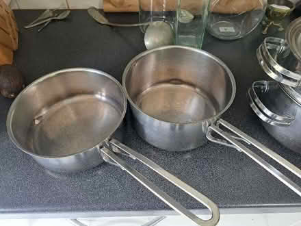 Photo of free Set of pots and pans stainless steel (NW6) #3