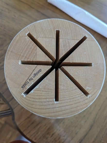 Photo of free Wooden knife block (Jersey City (Paulus Hook)) #1