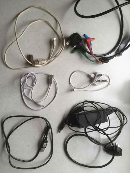 Photo of free Various cables (for computers?) (Woodbridge IP12) #1
