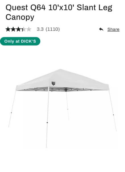 Photo of canopy tents (Capewood and junewood) #1