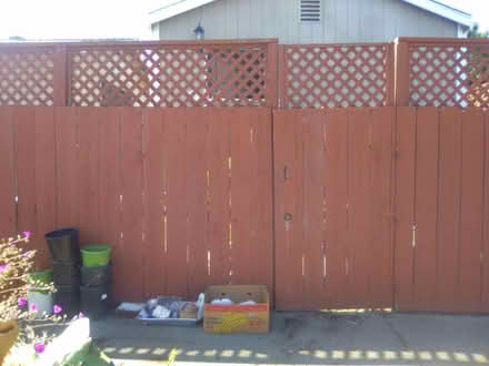 Photo of free octagon side table (Capewood and junewood) #4
