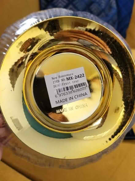 Photo of free Gold serving tray (Sale M33) #3