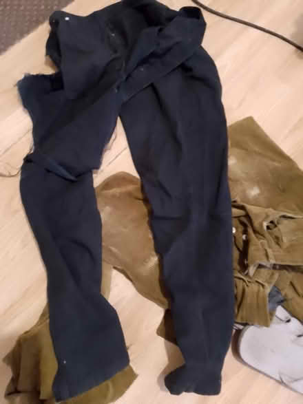 Photo of free Two torn men's trousers for arts (Canning town E16) #2