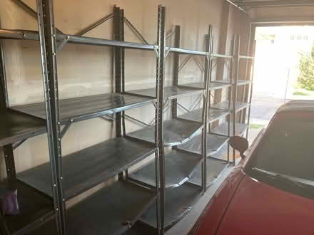 Photo of free Metal Shelves - QTY 6 (Lafayette) #1