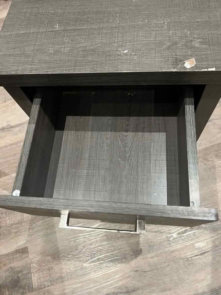 Photo of free Grey Bedside Table Wood (Hornsey, N8) #2