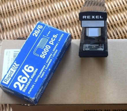 Photo of free Rexel stapler and box of staples (Willingdon BN21) #1