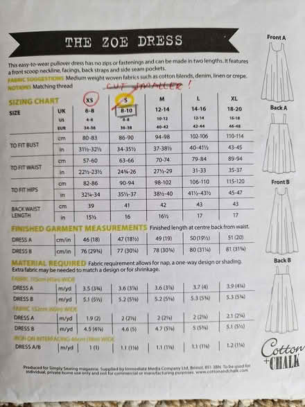 Photo of free Dressmaking sewing pattern 8/10 (Woking GU22 9) #1