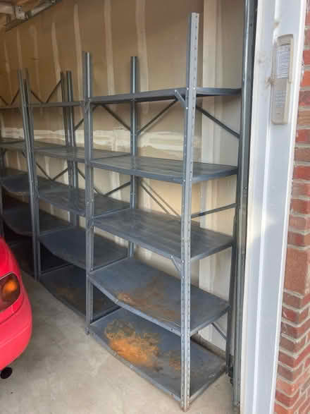 Photo of free Metal Shelves - QTY 6 (Lafayette) #2