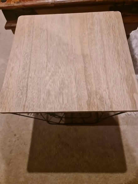 Photo of free Black metal wire table (Selsdon) #1