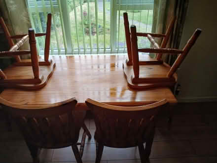Photo of free Table and 4 chairs (Bridgnorth - Morfe Road) #1