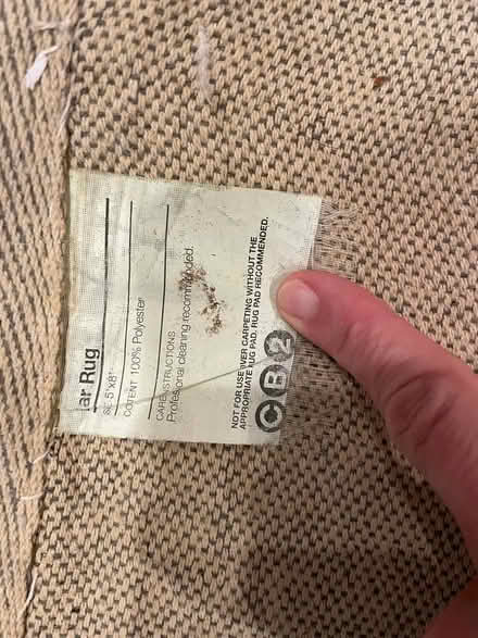 Photo of free 5x8 CB2 rug (Park slope Brooklyn 11215) #3