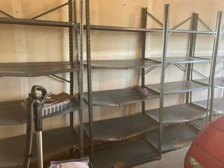 Photo of free Metal Shelves - QTY 6 (Lafayette) #3