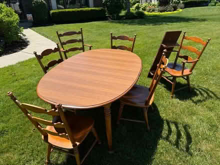 Photo of free Table and 6 chairs (Roselle) #3