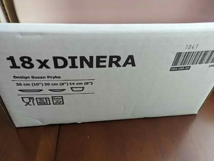 Photo of free IKEA Pink Dinner Set - dinner plates, 4 side plates, bowls (Sharmans Cross B91) #3