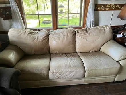 Photo of free Leather Couch (North Novi, near Walled Lake)