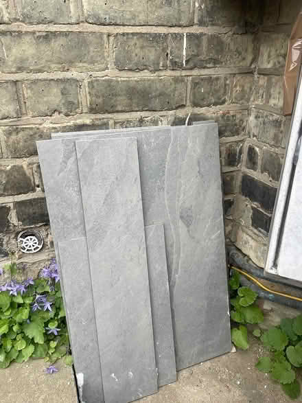 Photo of free Off cuts of grey tiles (Chiswick) #1