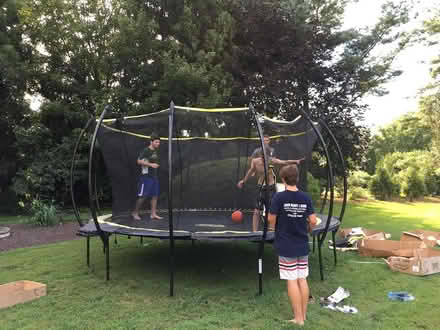 Photo of free Trampoline with New Net - 14 ft (Seneca Road near Beach Mill) #1