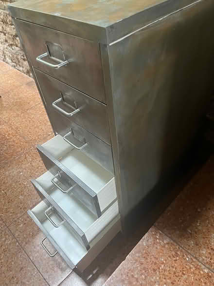 Photo of free Stripped metal desk pedestal (SW2 Brixton) #2