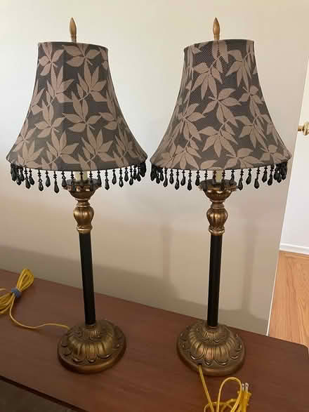 Photo of free pair of table lamps (Bennett Valley, Santa Rosa) #1