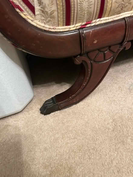 Photo of free Antique sofa needs reupholstering (Southside Winston Salem) #4