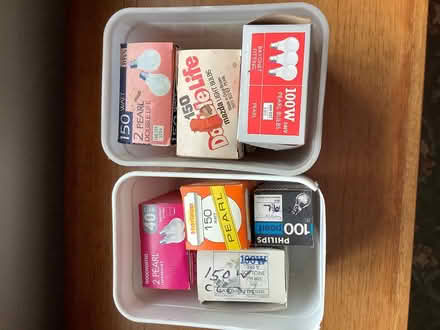 Photo of free Old style light bulbs (South Green Billericay) #1