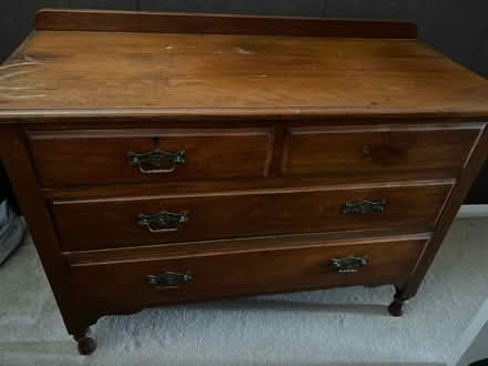 Photo of free Wood chest of drawers (Frimley Green, Camberley) #1
