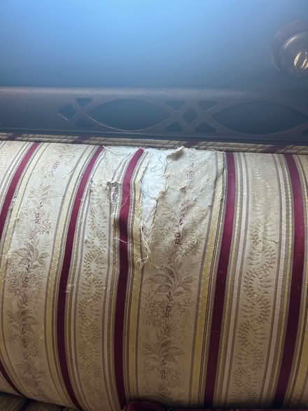 Photo of free Antique sofa needs reupholstering (Southside Winston Salem) #2