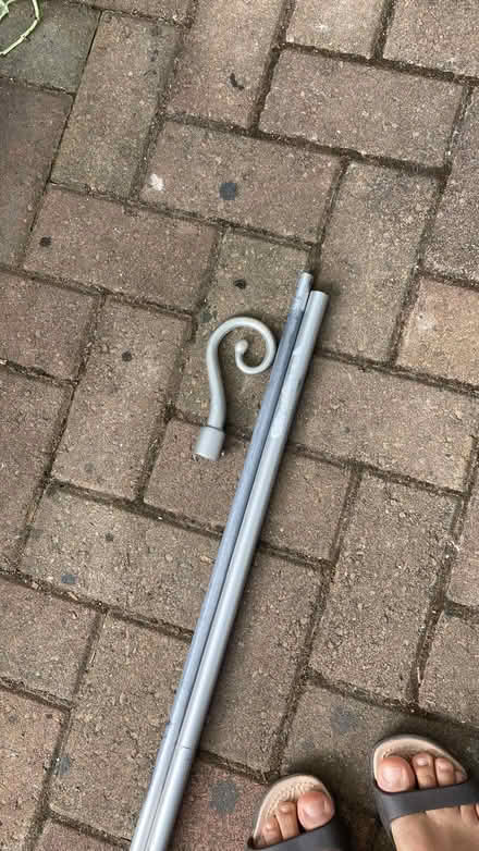 Photo of free a pair of metal curtain rods (Bicester, OX26) #2