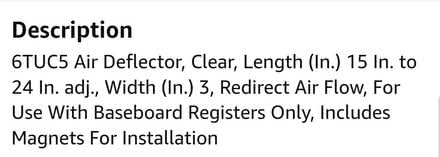 Photo of free 1 Air deflector - A/C or Baseboard (Hell's Kitchen/Midtown West) #2