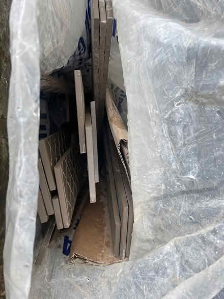 Photo of free Off cuts of grey tiles (Chiswick) #3