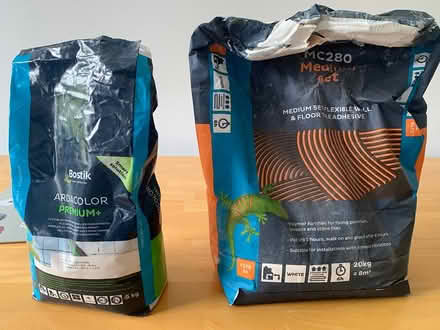 Photo of free Tile adhesive and grout (Drimnagh) #1