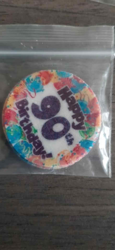 Photo of free Age 90 Confetti & Cupcake Toppers (WA11) #2