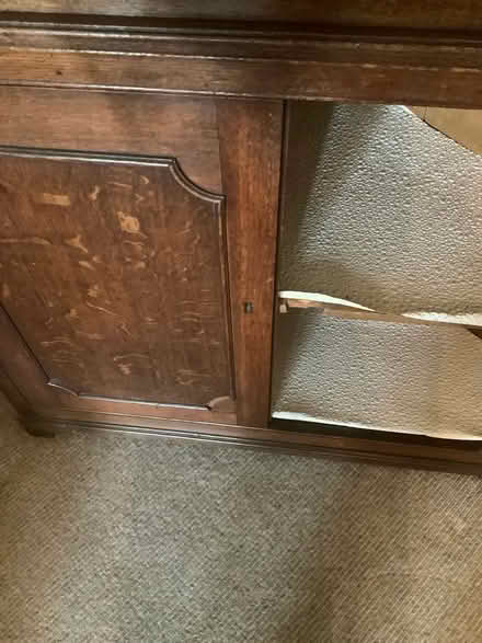 Photo of free Antique Oak corner cupboard (Bishop Auckland) #4