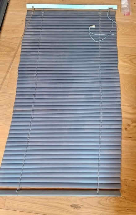 Photo of free Narrow blue venetian blind (Ness CH64) #1