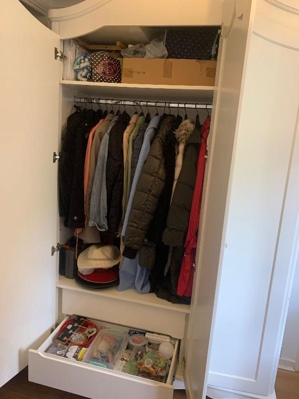 Free: White Country Style 3 door wardrobe with mirror (Bishop's Gate ...