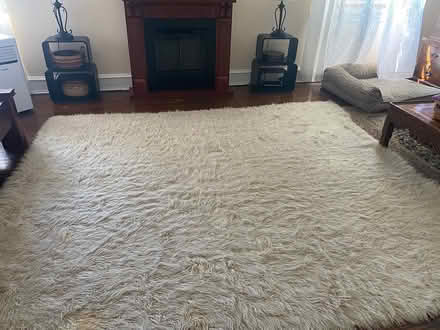 Photo of free flokati 100% wool rug 8x10 (Ardmore) #1