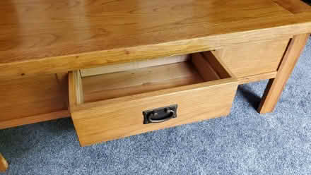 Photo of free Oak coffee table with drawer (Stevenage, Great Ashby, SG1) #3