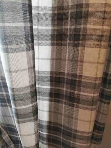 Photo of free M&S Grey Tartan curtains (Haresfinch) #3