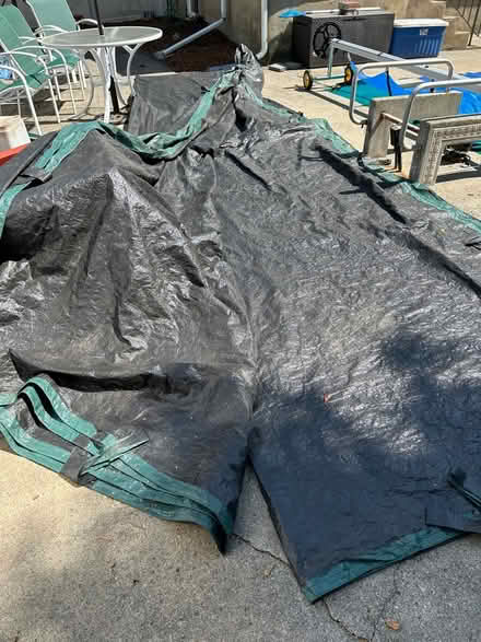 Photo of free Large pool tarp and bladders (Belmont) #1