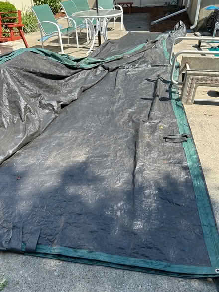 Photo of free Large pool tarp and bladders (Belmont) #2