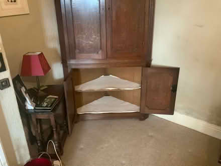 Photo of free Antique Oak corner cupboard (Bishop Auckland) #3