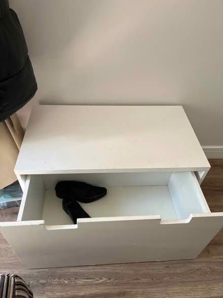 Photo of free White storage box with drawer (CF14, Whitchurch, cardiff) #2