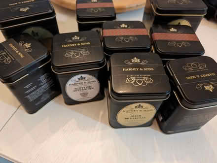 Photo of free Assorted Tea Tins (Allendale NJ) #1