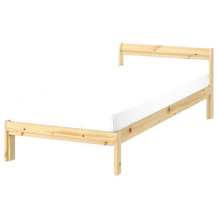 Photo of free IKEA Neiden single bed - solid pine (Sydenham, SE26) #2