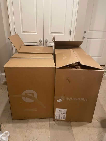 Photo of free Large Sturdy Cardboard Boxes (Woodley Park) #1
