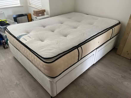 Photo of free Double bed (base and mattress) (NW7) #1