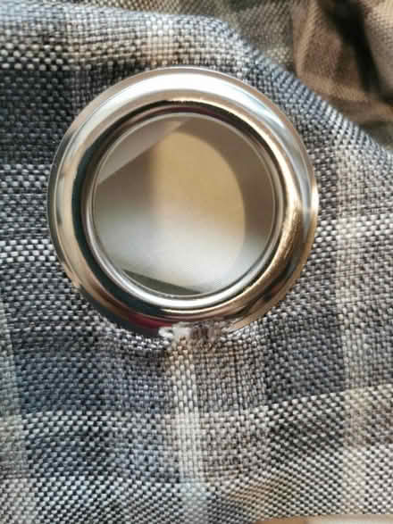 Photo of free M&S Grey Tartan curtains (Haresfinch) #4