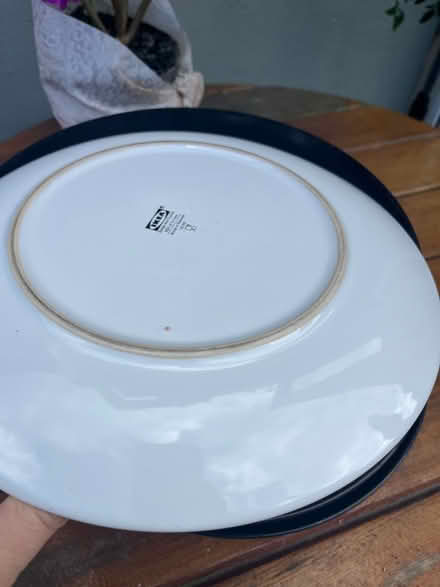 Photo of free IKEA black kitchen plates large (Dublin 15) #2